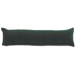 Classic Home Store Bottle Green Velvet Draught Excluder Narrow Boat Caravan Soft Cotton Draft Stopper (2ft 6")