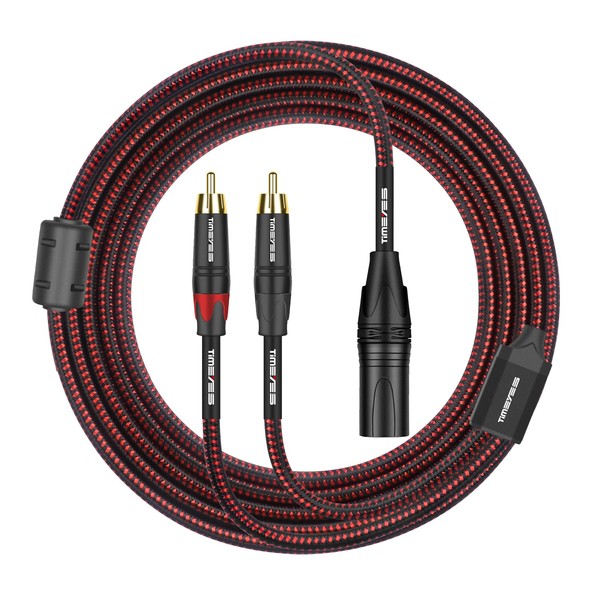 TIMEYES Dual RCA to XLR Y Cable - 3FT 3