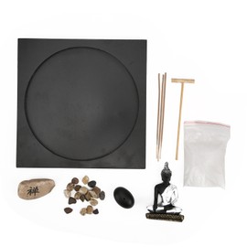 Mini Zen Garden Composite Wood Unique Shape Small Exquisite Decorations for Rooms