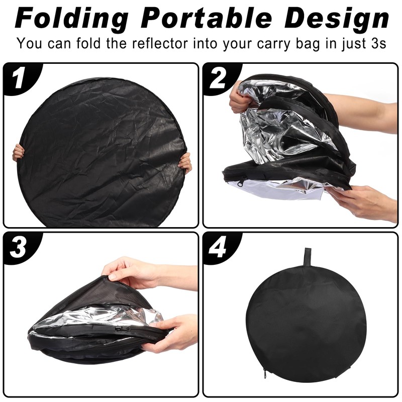 5 in 1 Reflectors with Carry Bag, 60 cm /