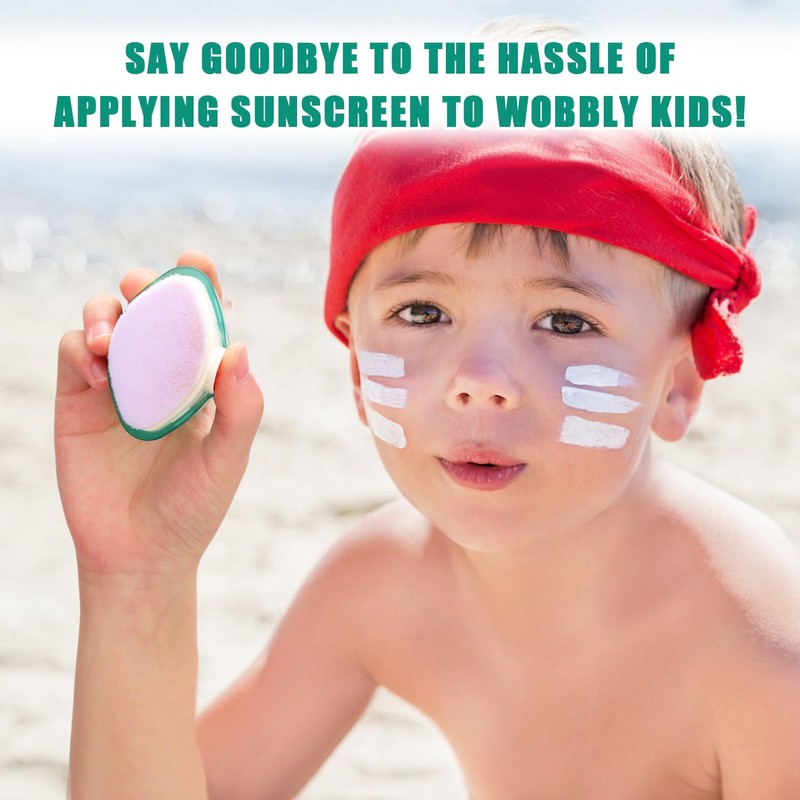 2pcs Sunscreen Applicator, Portable Sunscreen Brush Body Makeup Foundation Sunblock