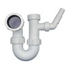 Multi-fit Sink Swivel P Trap with a 135 Degree Nozzle