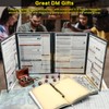 Haxtec DND DM Screen, Master Screen Compatible with Dungeons and