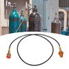 CO2 Tank Adapter Hose 60 Inch Brass ABS Soda Machine