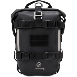 Odinsberg Waterproof Motorcycle Tail Bag 7L Motorcycle Dry Bag Crash Bar Bags used as Motorcycle Luggage Bag Back Seat Saddle Bag Sissy Bar Bag Rack Fender Bag Pouch Dirt Bike Pack for Moto Enduro ATV