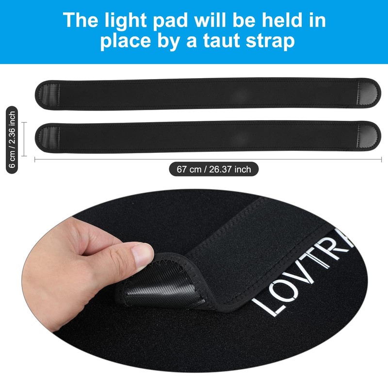 LOVTRAVEL 660nm LED Red Light Therapy for Body 21''x13.7'' and