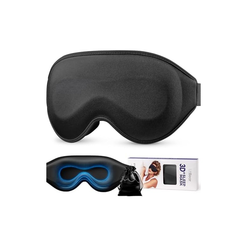 Sleep Mask Travel Case, Compact Lightweight Accessory for Travel and