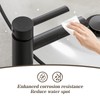 Phiestina Tall Vessel Sink Faucet Black, Bathroom Faucets Tall Single