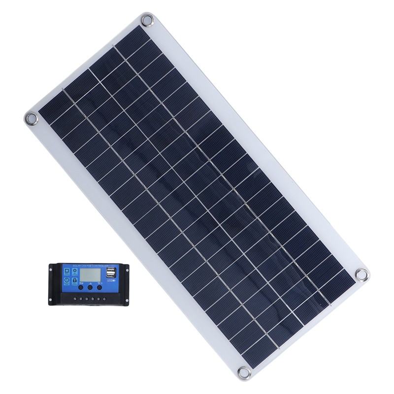 8W Monocrystalline Silicon Solar Panels with 10A Controller Portable Solar