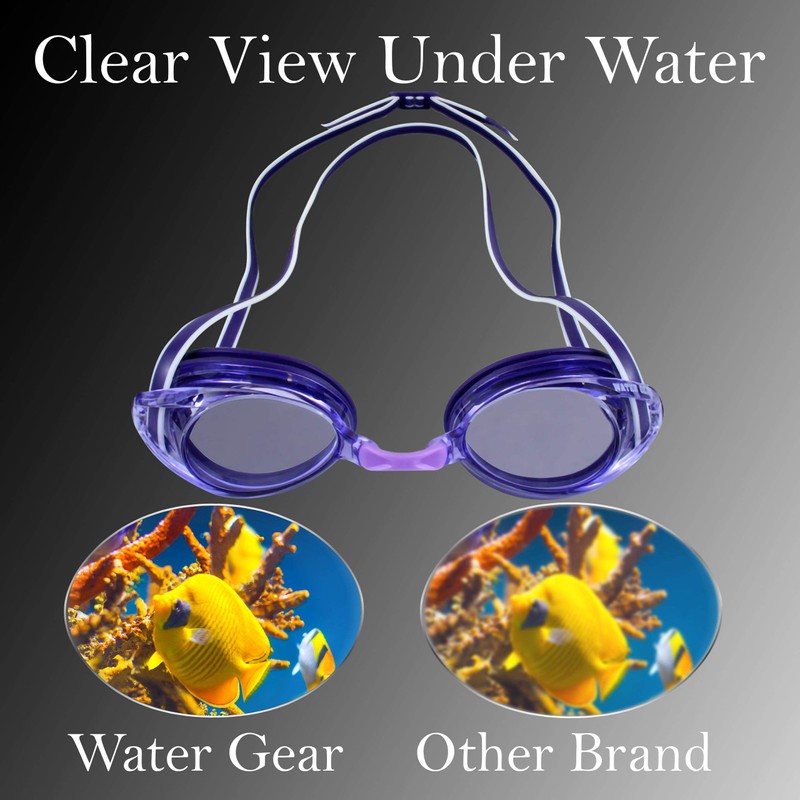 Water Gear Vision Swim Goggles - Comfortable and Durable