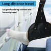 2 Pack Foot Hammock for Plane Travel, Perfect Leg Hammock