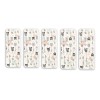 5 Absorbentes Insertos Estampados De Algodón De 6 Capas