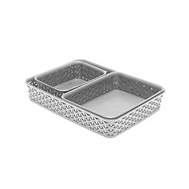 CURVER My Style A4/A5/A6 Tray Set - Grey