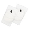 StrictlyStability Rodilleras de voleibol blanco que absorben los golpes, suaves