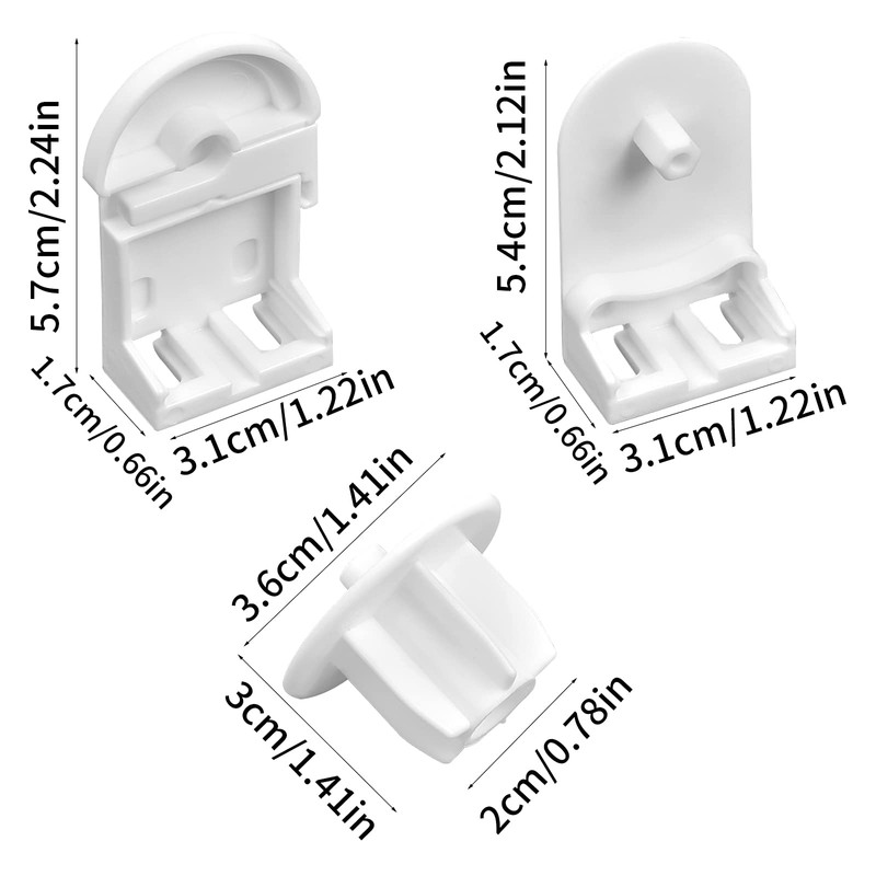 Plastic 25mm Curtain Roller Blind Accessories Roller Blind Fittings Replacement