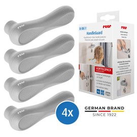 reer HandleGuard Door Handle Protector Door Handle Buffer Door Stopper Anti Shock Injury Door Handles Value Pack of 4