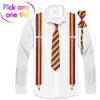 3 Piece Rainbow Gay Pride Costume Set Include Suspenders, Bowtie