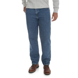 Rustler Men's Classic Relaxed Fit Jean, Medium Stonewash, 32W x 29L