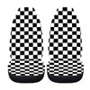Pehede Car Seat Cover Black and White Chess Pattern Front