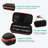 JUVAENY Wireless Microphone Case + 2Pack Mic Foam Covers for