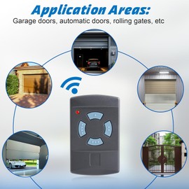 2 Stück GaragentoröFfner, GaragentoröFfner Fernbedienung, Fernbedienung Garagentor, Handsender Mit HöRmann 868,3 MHz HSM4 HSE2 HS1 HS4 HSZ1 HSZ2