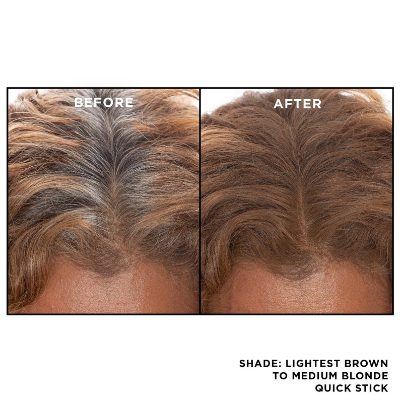 EVERPRO Gray Away Root Touchup Quick Stick, Lightest Brown/Medium Blonde,