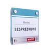 Logistic Sign System Vitrum 150/150 Door Sign with Red/Green Indicator