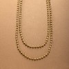 Cream Dot Necklace, Stainless Steel, Surgical Stainless Steel, Women's, Popular,