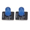 10Pcs LED Module 10mm 3.3V‑5V Decorative Light Board Chip Bulb