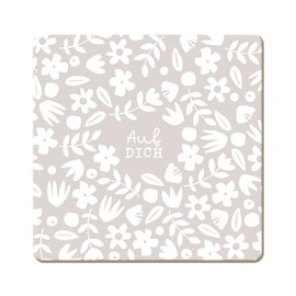 Graphic Workshop Funny Cork Coaster | Auf Dich [German Language]