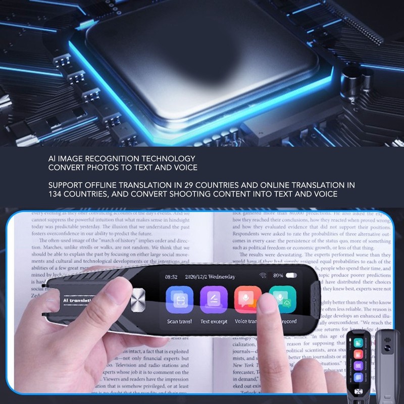 Smart Translation Pen 4 Inch Touch Screen 134 Online Speech