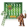 Archie McPhee Bigfoot Pine Flavor Candy Canes - Holiday Candy,