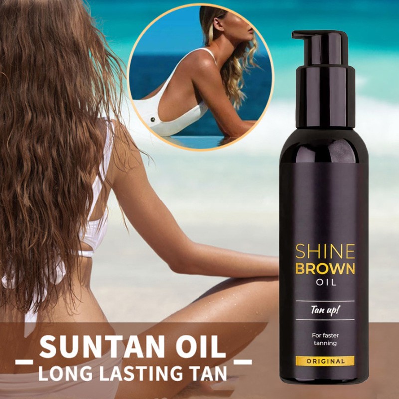 Fast Sunless Tanning Oil Body Bronzer Self Tanning Oil Self