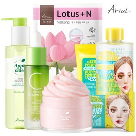 Ariel (현대Hmall)아리얼 스트레스 릴리빙 퓨어풀 클렌징 티슈 80매 (Hyundai Hmall) Ariel Stress Relieving Pureful Cleansing Tissue 80 Sheets