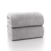 sakano Bath Towels, Set of 2, Approx. 27.6 x 55.1