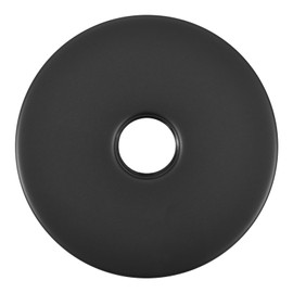 sourcing map Round Shower Arm Flange, 3.5" Stainless Steel Escutcheon Plate for Covering Gaps Holes, Fits All Standard Diameter Pipe, Black