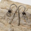 Hackberry Creek 10 Gray Niobium Hypoallergenic Earring Hooks with Black