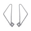 KIMISS 2 x Motorcycle Saddle Bag Mounts Brackets for XL883/1200