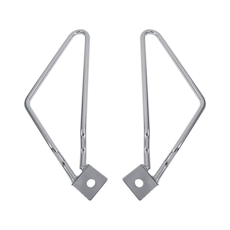 KIMISS 2 x Motorcycle Saddle Bag Mounts Brackets for XL883/1200