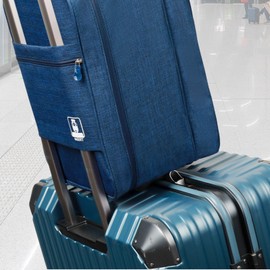 Shoe Bag for Travel, Portable Shoe Bag, Travel Shoe Bag, 2 Layer Shoe Bag for Travel, Waterproof Travel Bag, Travel Trolley Bag, darkblue, Unisex