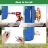 Lonepetu 4 Pcs Pig Waterer Nipples for Barrel Kit, Stainless