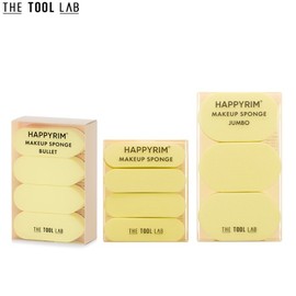 THE TOOL LAB Happyrim Makeup Sponge Bullet/Original/Jumbo 1Set, Type:ORIGINAL