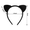 Amariver Cat Ear Headbands for Women Catwomen Accessories Black Cat