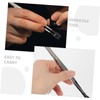 FOMIYES 4sets Stamp Collector Tweezers Stainless Steel Tweezers Set Multi-function