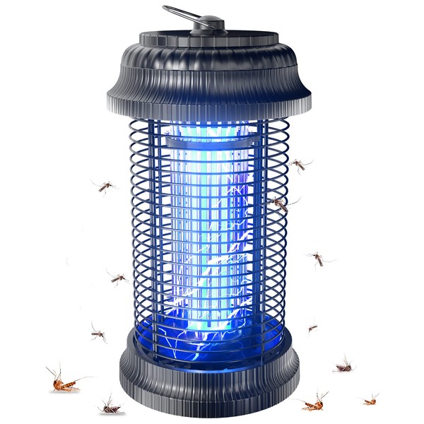 TMACTIME 20W Electric Mosquito Killer Lamp, 4500 V UV Electric Mosquito Net, IPX4 Waterproof, Non-Toxic and Environmentally Friendly for Indoor Outdoor Garden