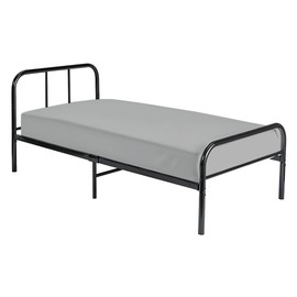 Cottington Lane Sábana bajera ajustable de 25 x 75 pulgadas, 100% algodón egipcio, tamaño de cuna de 25 x 75 pulgadas, gris claro