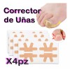 Veraly Pegatinas Correctoras De Uñas Enterradas Dolor 4 Plantillas