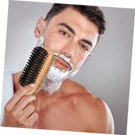 BIUDECO Supple Hair Brush for Barbering High Oil Brush Beard and Hair Cleaning Brush Set