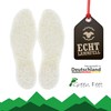 GreenFeet Real Lambskin Insoles Natural Size 36-46 with Free 5H