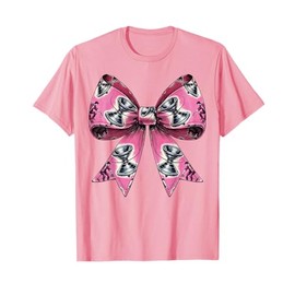 Coquette Bow Yoyo Toy Pattern Girl Mothers Day Pink Mom T-Shirt